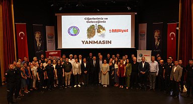 Marmaris'te 'Ciğerlerimiz ve ormanlarımız yanmasın' konulu toplantı yapıldı