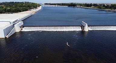 Meriç Nehri'ndeki hidroelektrik santralinden, kuraklıktan etkilenen tarım arazilerine su salınacak
