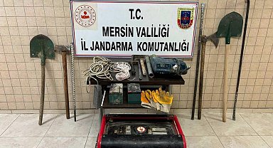 Mersin'de define arayanlara suçüstü; 11 gözaltı