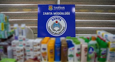 Mersin'de tarihi geçmiş 70 bin ürün imha edildi