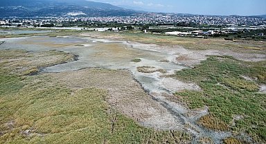 Milleyha Kuş Cenneti'nde yine çöp yığınları yükseliyor