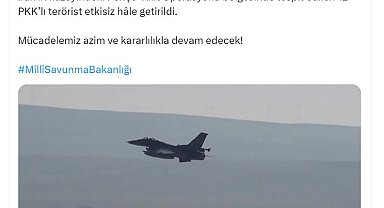 MSB: 12 terörist etkisiz hale getirildi