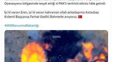 MSB: 4 terörist etkisiz hale getirildi