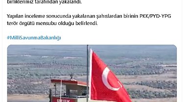 MSB: Suriye'den Türkiye'ye geçmeye çalışan 1'i PKK'lı 16 kişi yakalandı