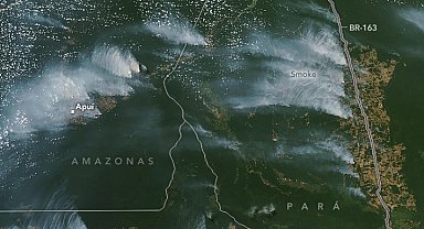 NASA: Brezilya'da karbon emisyonu son 19 yılın en yüksek seviyesine ulaştı