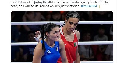 Olimpiyatlarda cinsiyet tartışmalarına neden olan boksöre tepkiler arttı