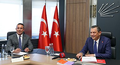 Özgür Özel, Fenerbahçe Başkanı Ali Koç ile görüştü