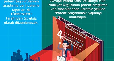 Patentle Türkiye - 4. Ulusal Üniversiteler Patent Yarışması'nın başvuruları devam ediyor