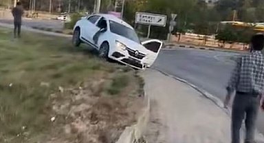 Polisten kaçarken kaza yaptı, kullandığı çalıntı otomobilde uyuşturucu çıktı