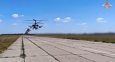 Rus helikopterleri, Kursk'ta Ukrayna unsurlarını vurdu