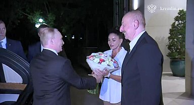 Rusya Devlet Başkanı Putin, Azerbaycan'da