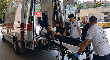 Salça makinesine elini kaptıran çocuk yaralandı