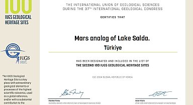 Salda Gölü, dünyanın en önemli jeolojik mirasları arasına katıldı