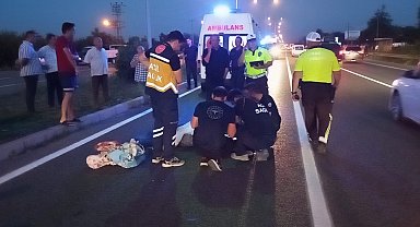 Samsun'da 2 otomobilin çarptığı kadın öldü