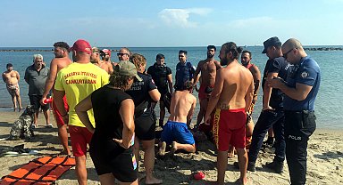 Serinlemek için girdiği denizde boğuldu