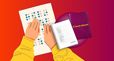 Tavuk Dünyası, görme engelli misafirleri için Braille alfabeli menü hazırladığını duyurdu