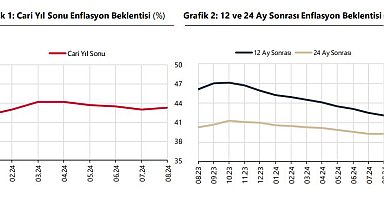 TCMB: 12 ay sonrası TÜFE beklentisi yüzde 28,71'e geriledi