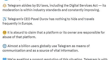 Telegram: Durov'un saklayacak hiçbir şeyi yok