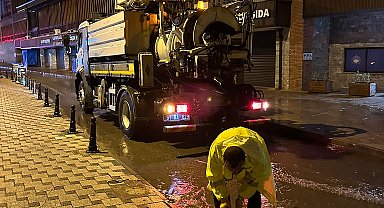 Trabzon'da sel ve taşkın temizliği