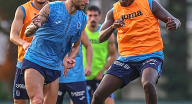 Trabzonspor'da St. Gallen maçı hazırlıkları sürdü