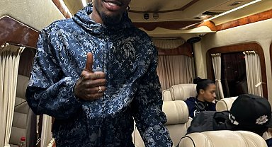 Trabzonspor'un yeni transferi Muhammed Cham, Trabzon'a geldi