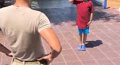 Tüfekle öldürülen Emir'in asker selamlama görüntüleri ortaya çıktı