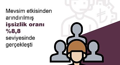 TÜİK: 2'nci çeyrekte işsizlik oranı değişmedi