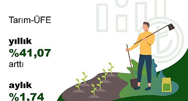 TÜİK: Tarım üretici fiyatları yıllık yüzde 41,07 arttı
