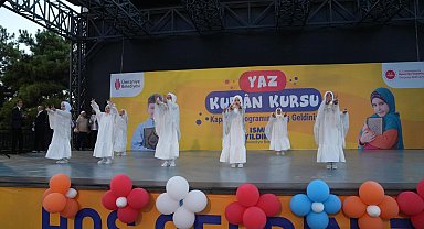 Ümraniye'de Yaz Kur'an Kursu kapanış programı düzenlendi