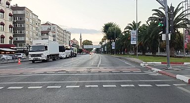 Vatan Caddesi, 30 Ağustos Zafer Bayramı kutlamaları nedeniyle trafiğe kapatıldı