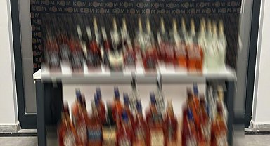 Yalova'da 72 şişe kaçak içki ele geçirildi