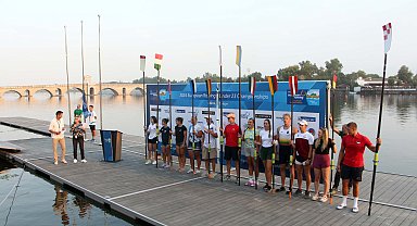 23 Yaş Altı Avrupa Kürek Şampiyonası'nın açılış töreni gerçekleştirildi