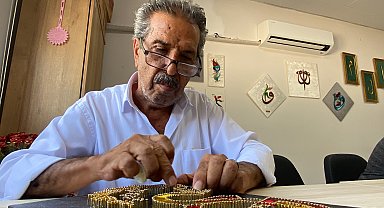 74 yaşında, filografi sanatını öğrendi