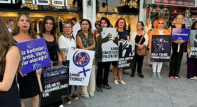 Aydın'da Nebahat cinayetine kadınlardan tepki