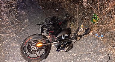 Aydın'da otomobille çarpışan motosikletli öldü