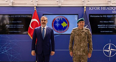 Bakan Fidan, KFOR Karargahı'nı ziyaret etti