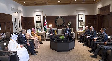 Bakan Fidan, Ürdün Kralı Abdullah tarafından kabul edildi