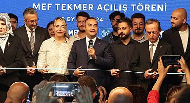 Bakan Kacır: MEF TEKMER, teknoloji tabanlı başarılı girişimlerin yuvası olacak