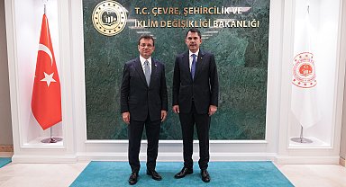 Bakan Kurum, İBB Başkanı İmamoğlu'nu kabul etti