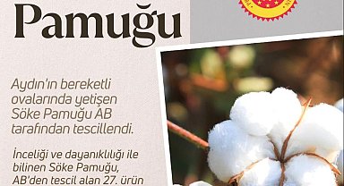 Bakan Yumaklı: Söke pamuğu, AB tescili aldı