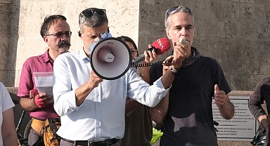 Bisikletle Bakü'ye giden iklim aktivistlerinden 'iklim krizi' açıklaması