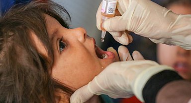 BM: Gazze'de 560 binden fazla çocuk zor koşullara rağmen aşılandı