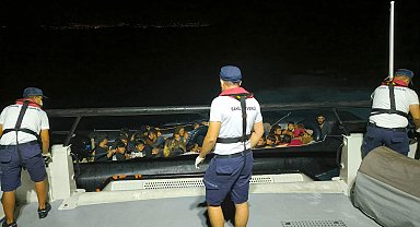 Bodrum'da 50'si çocuk, 102 kaçak göçmen yakalandı