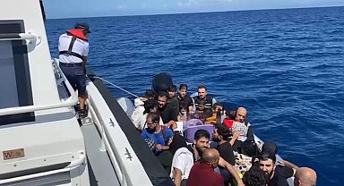 Bodrum'da 76 kaçak göçmen yakalandı, 38'i kurtarıldı