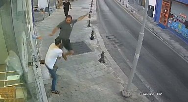 Bodrum'da esnaf kavgası kamerada