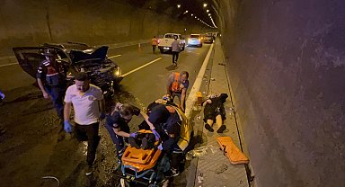 Bolu Dağı Tüneli'nde kaza; 3 yaralı