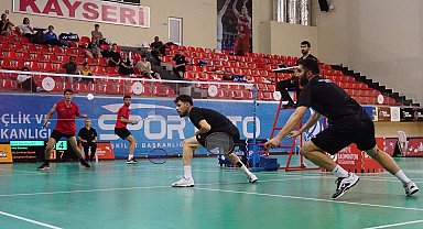 Büyükler Türkiye Badminton Şampiyonası Kayseri'de yapıldı