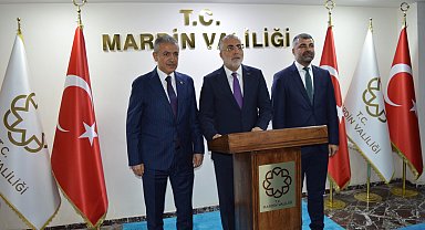 Çalışma ve Sosyal Güvenlik Bakanı Vedat Işıkhan, Mardin'de