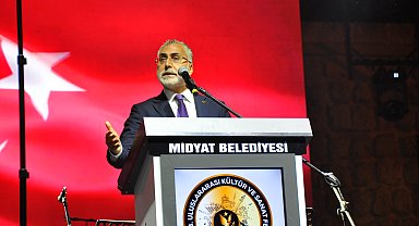 Çalışma ve Sosyal Güvenlik Bakanı Vedat Işıkhan, Mardin'de