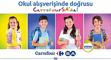 CarrefourSA, okul alışverişlerinde özel indirim sunduğunu duyurdu